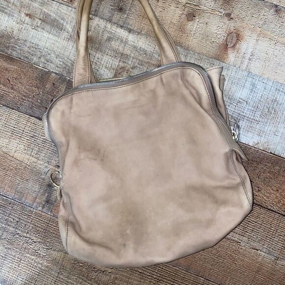 paule ka purse handbag leather khaki tan - Picture 4 of 15